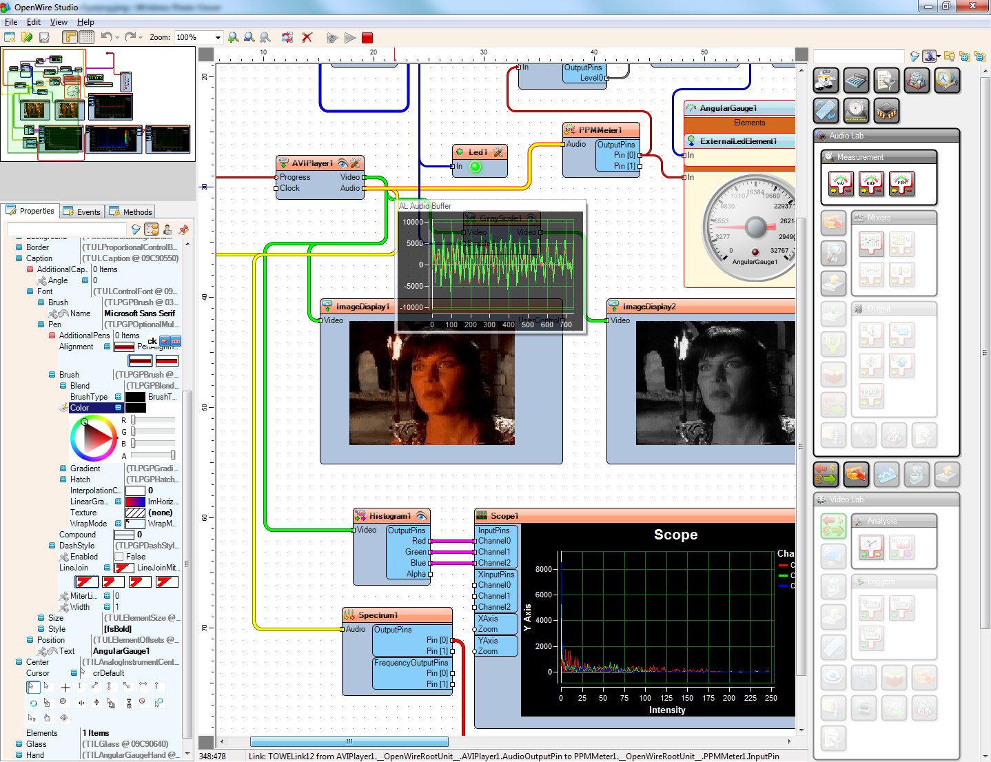 Screenshot for OpenWire Studio Beta1